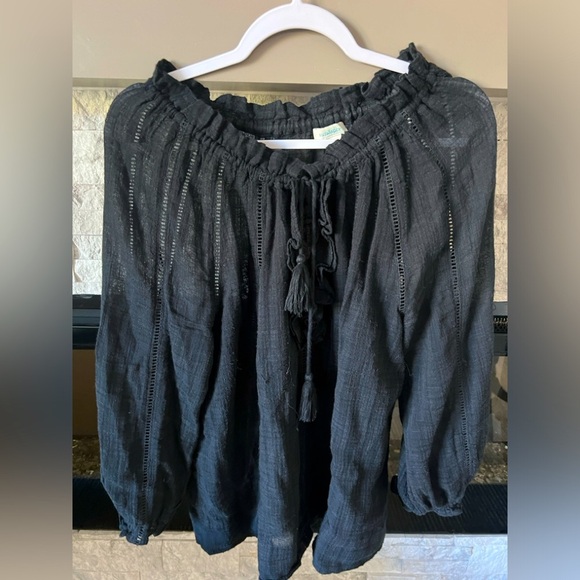 Sundance cotton blend top size Large Petite - Picture 1 of 11